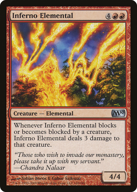 Inferno Elemental (M10-142) - Magic 2010 Foil