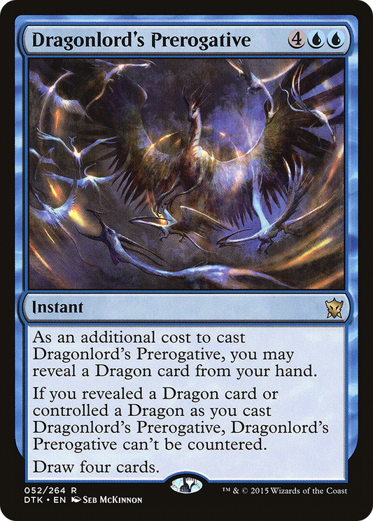 Dragonlord's Prerogative (DTK-052) - Dragons of Tarkir