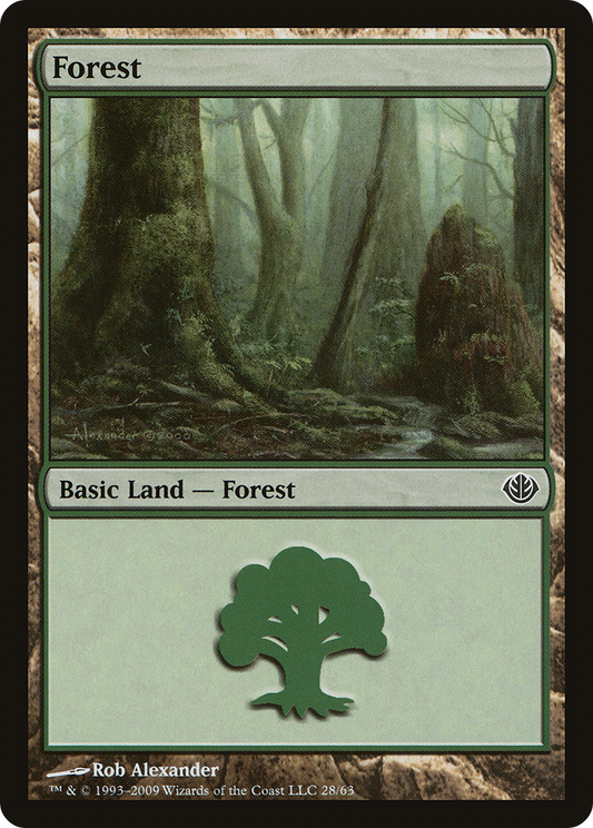 Forest (DDD-028) - Duel Decks: Garruk vs. Liliana