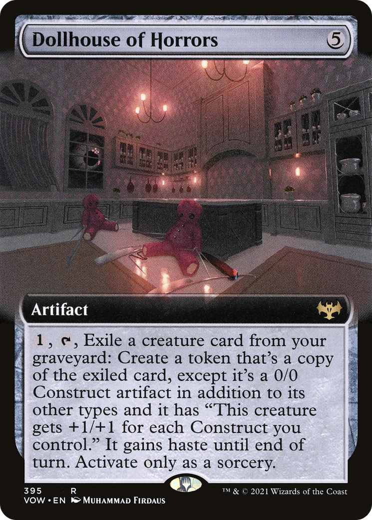 Dollhouse of Horrors (Extended Art)  (VOW-395) - Innistrad: Crimson Vow: (Extended Art)