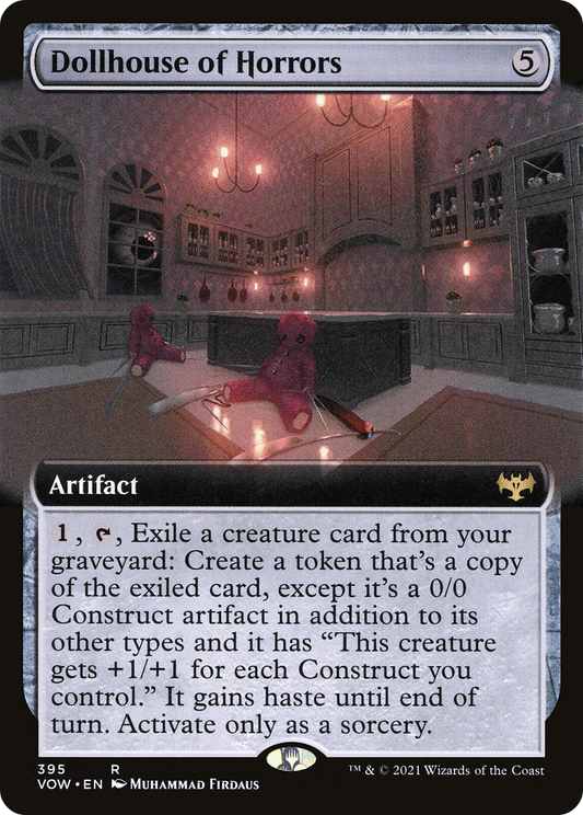 Dollhouse of Horrors (VOW-395) - Innistrad: Crimson Vow: (Extended Art)