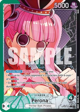 (OP06-021) Perona (021) (Alternate Art) - Wings of the Captain Foil