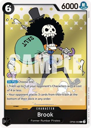 Brook (OP06-092) - Wings of the Captain Foil