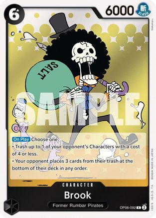 (OP06-092) Brook - Wings of the Captain Foil
