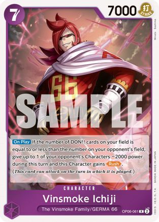 (OP06-061) Vinsmoke Ichiji (061) - Wings of the Captain Foil