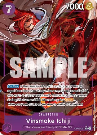 (OP06-061) Vinsmoke Ichiji (061) (Alternate Art) - Wings of the Captain Foil