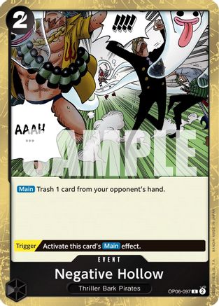 (OP06-097) Negative Hollow - Wings of the Captain Foil