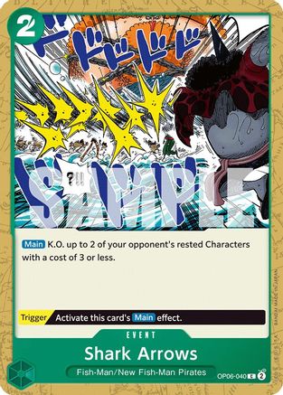 (OP06-040) Shark Arrows - Wings of the Captain Normal