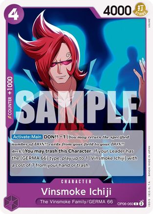 (OP06-060) Vinsmoke Ichiji (060) - Wings of the Captain Normal