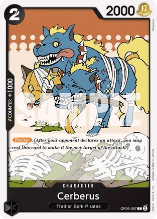 (OP06-087) Cerberus - Wings of the Captain Normal