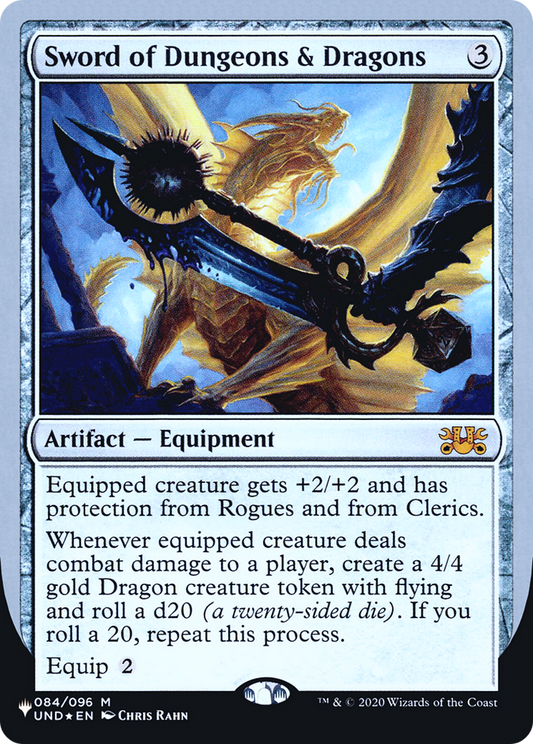 Sword of Dungeons & Dragons (ULST-061) - The List (Unfinity Foil Edition) Foil