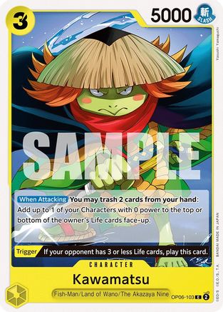 (OP06-103) Kawamatsu - Wings of the Captain Normal