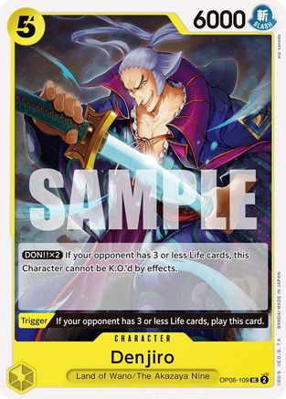 (OP06-109) Denjiro - Wings of the Captain Normal