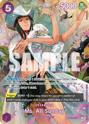 (OP04-064) Ms. All Sunday (SP) - Wings of the Captain Foil