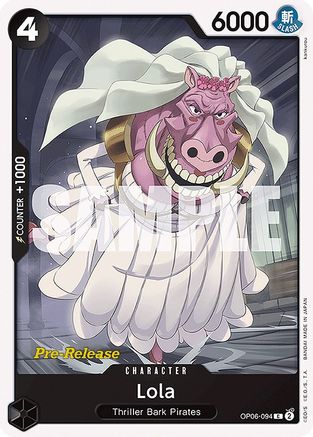 Lola (OP06-094) - Wings of the Captain Pre-Release Cards