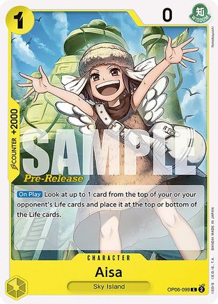 Aisa (OP06-099) - Wings of the Captain Pre-Release Cards