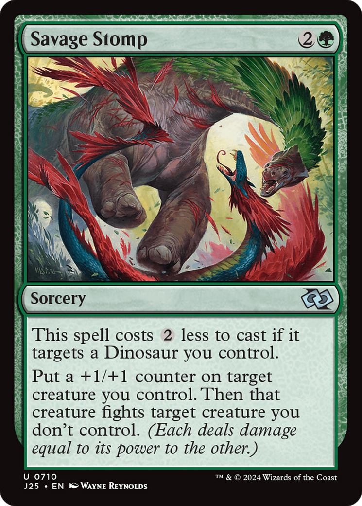 Savage Stomp (J25-710) - Foundations Jumpstart Foil