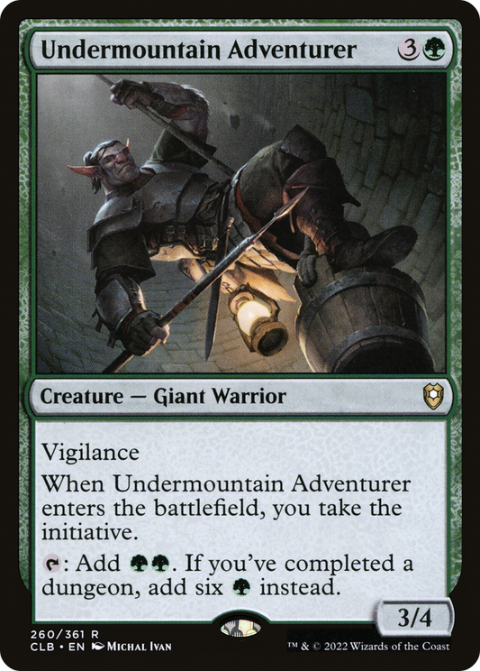 Undermountain Adventurer (CLB-260) - Commander Legends: Battle for Baldur's Gate Foil