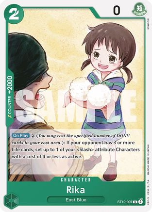 (ST12-007) Rika - Starter Deck 12: Zoro and Sanji Normal