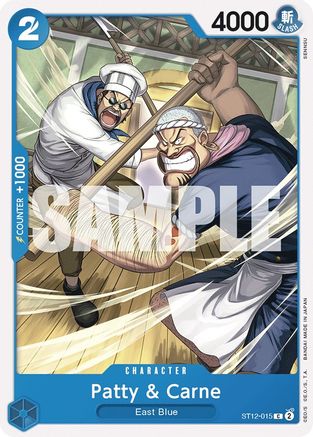(ST12-015) Patty & Carne - Starter Deck 12: Zoro and Sanji Normal