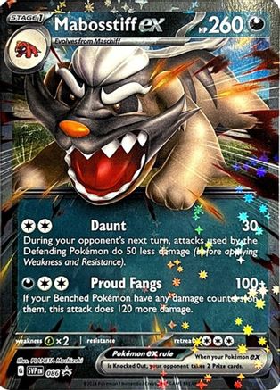 Mabosstiff ex (86) - SV Scarlet & Violet Promo Cards Holofoil - Promo