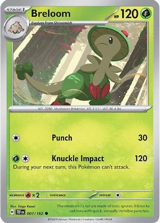 Breloom (7/162) - SV05 Temporal Forces  - Common