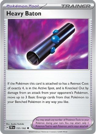 Heavy Baton (151/162) - SV05 Temporal Forces Reverse Holofoil - Uncommon