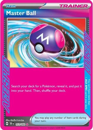 Master Ball (153/162) - SV05 Temporal Forces Holofoil - ACE SPEC Rare