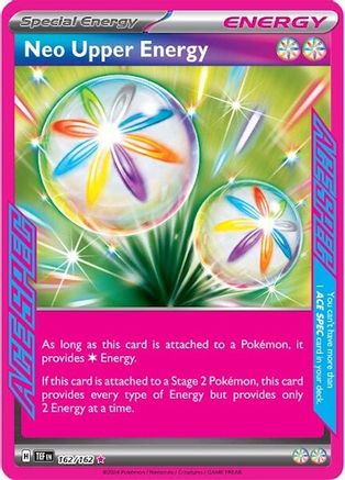 Neo Upper Energy (162/162) - SV05 Temporal Forces Holofoil - ACE SPEC Rare