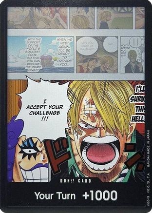 DON!! Card (DP06-001) (Ivankov & Sanji) (Double Pack Set Vol. 3) - Wings of the Captain Foil