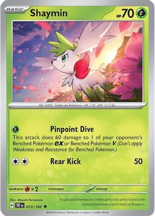 Shaymin 13 - SV05 Temporal Forces Reverse Holofoil