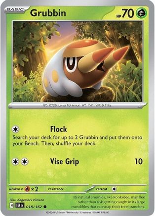 Grubbin (18/162) - SV05 Temporal Forces  - Common