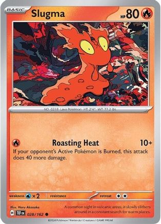 Slugma (28/162) - SV05 Temporal Forces Reverse Holofoil - Common