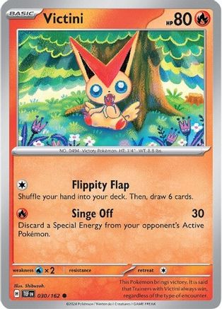 Victini - 030/162 - SV05 Temporal Forces Reverse Holofoil