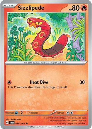 Sizzlipede (36/162) - SV05 Temporal Forces  - Common