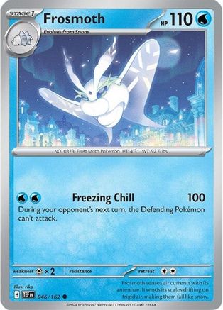 Frosmoth 046/162 - SV05 Temporal Forces Reverse Holofoil - Common