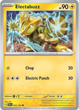 Electabuzz 53 - SV05 Temporal Forces Reverse Holofoil