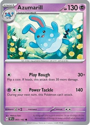 Azumarill (65/162) - SV05 Temporal Forces  - Common