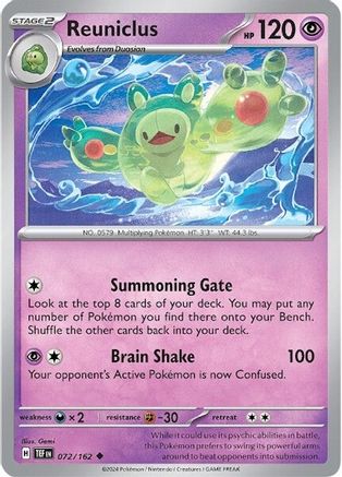 Reuniclus (72/162) - SV05 Temporal Forces  - Uncommon