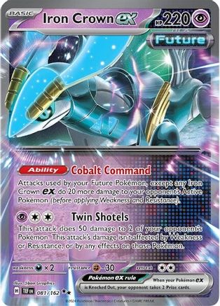 Iron Crown ex (81/162) - SV05 Temporal Forces Holofoil - Double Rare