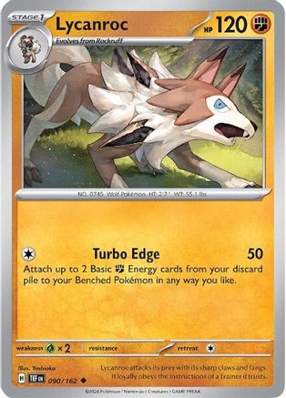Lycanroc (90/162) - SV05 Temporal Forces  - Uncommon