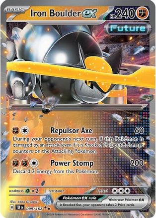 Iron Boulder ex (99/162) - SV05 Temporal Forces Holofoil - Double Rare