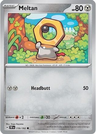 Meltan (116/162) - SV05 Temporal Forces Reverse Holofoil - Common