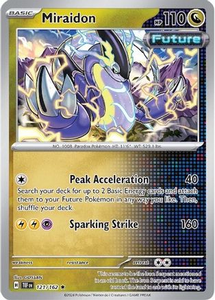 Miraidon 121 - SV05 Temporal Forces Reverse Holofoil