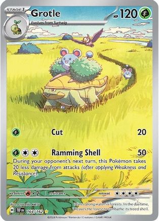 Grotle (164/162) - SV05 Temporal Forces Holofoil - Illustration Rare