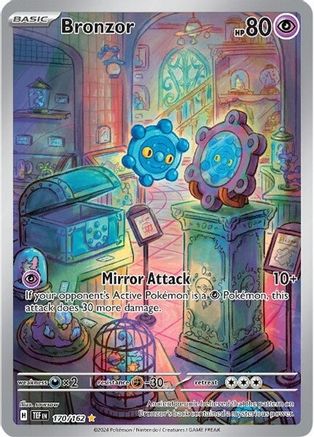 Bronzor (170/162) - SV05 Temporal Forces Holofoil - Illustration Rare