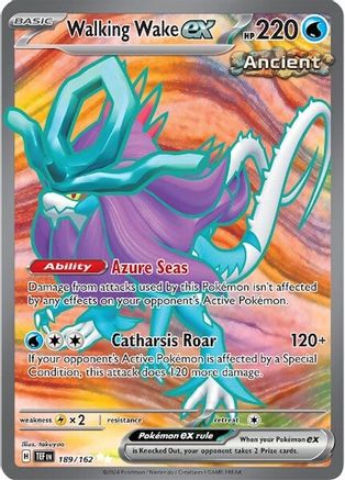 Walking Wake ex - 189/162  - SV05 Temporal Forces Holofoil