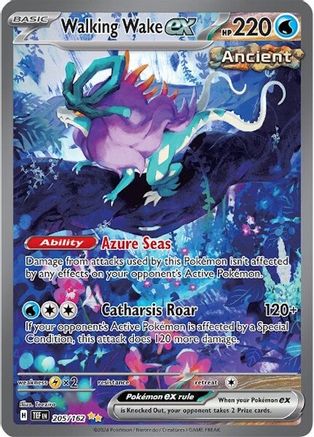 Walking Wake ex - 205/162  - SV05 Temporal Forces Holofoil