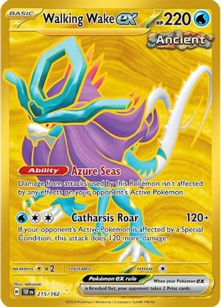 Walking Wake ex - 215/162  - SV05 Temporal Forces Holofoil