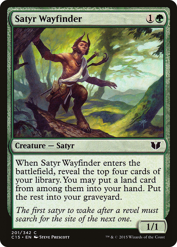 Satyr Wayfinder (C15-201) - Commander 2015